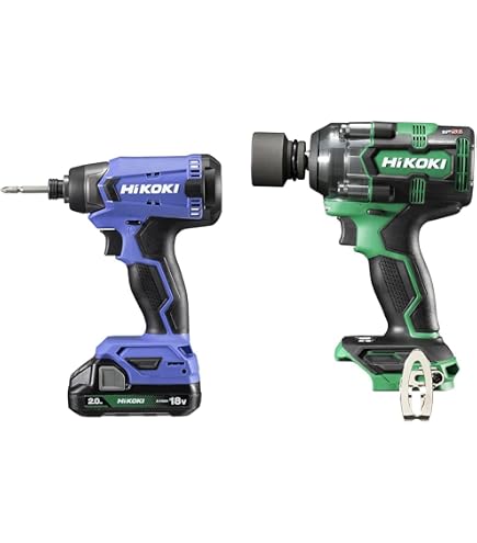 Amazon | 【セット買い】 HiKOKI(ハイコーキ) 18V充電式インパクト